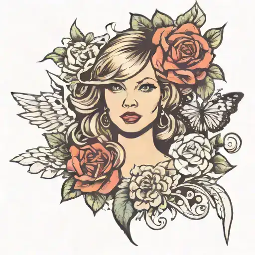 Taylor Swift Eras Tour tattoo design idea