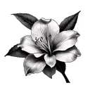 Oleander tattoo design idea