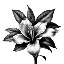 Oleander tattoo design idea