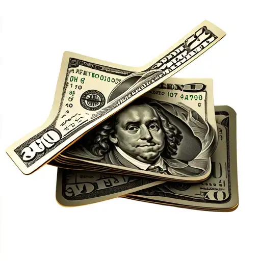 money clip art tattoo design idea