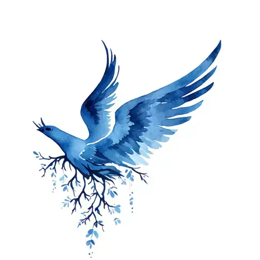 Roots And Wings tattoo design idea