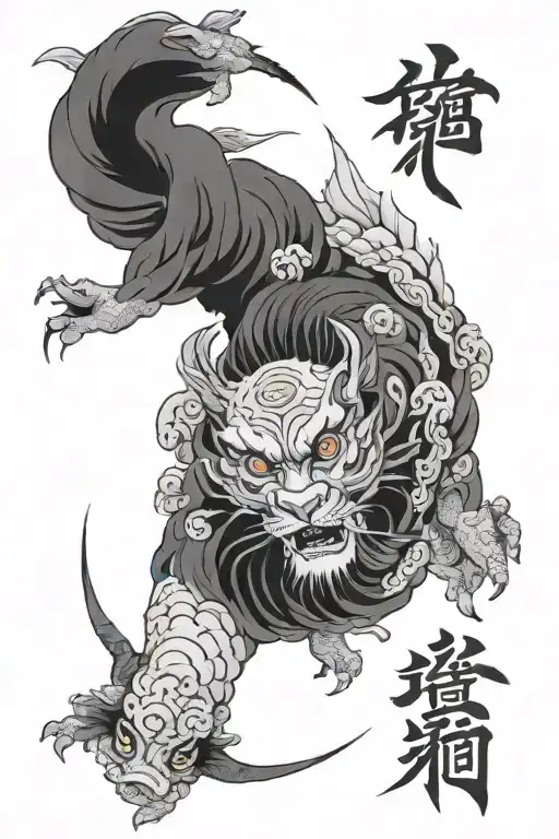 enduring great hardship tattoo design idea