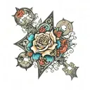 puzzle piece tattoo design idea