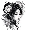 Korean tattoo design idea