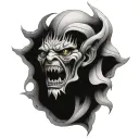 Only Sane One  tattoo design idea