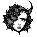 nipples tattoo design idea