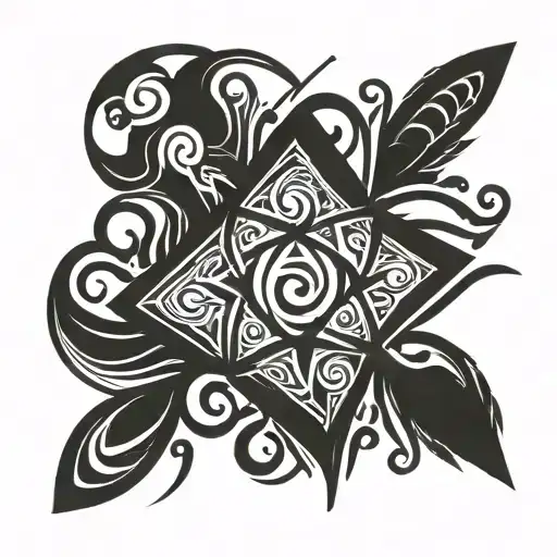 react to sickness symbol tattoo design idea