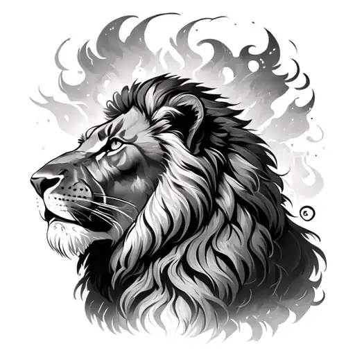 Daniel And The Lions Den tattoo design idea