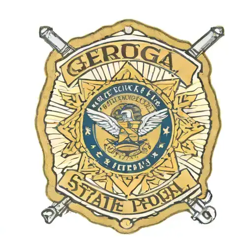 Georgia State Patrol Patch tattoo design idea