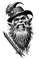 troll hunter tattoo design idea