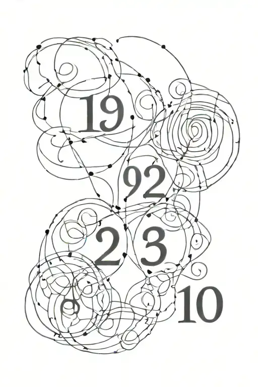 parents and date of birth 22 11 1992 Incorporate tattoo design idea