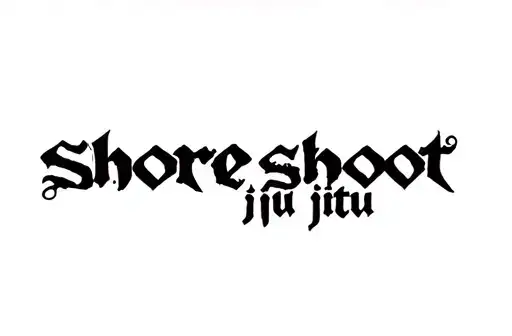 "Shore shot jiu jitsu" tattoo design idea