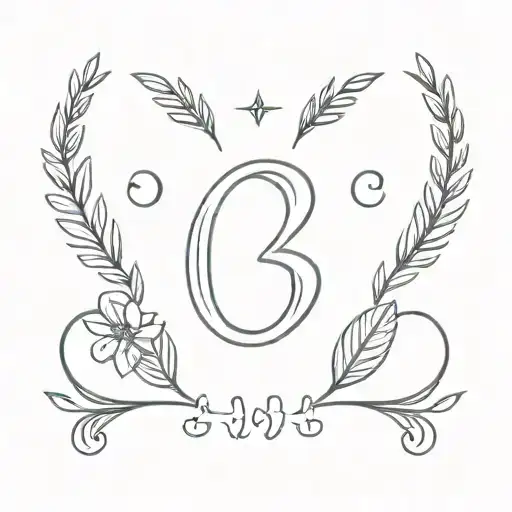 Create a numerical tattoo with husband birth date 03.12.1989 , wife birth date 04.10.1993 , their wedding date 26.12.201 tattoo design idea