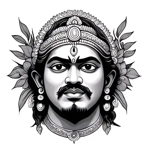 Ayyappa tattoo design idea