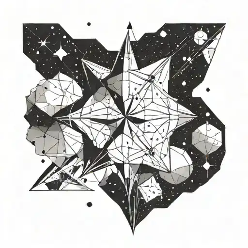 orion constellation tattoo design idea
