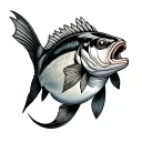 Walleye tattoo design idea