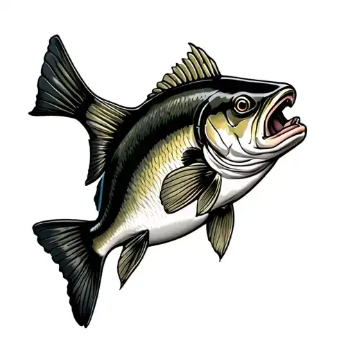 Walleye tattoo design idea