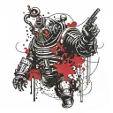 Bioshock Big Daddy tattoo design idea