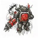 Bioshock Big Daddy tattoo design idea