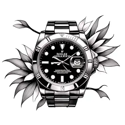 Rolex tattoo design idea