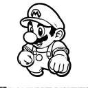 Mario Bros characters tattoo design idea