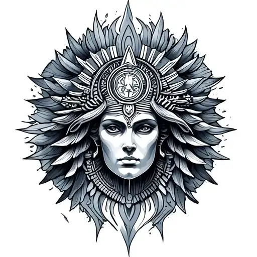 pineal gland anunnaki  tattoo design idea