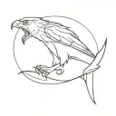 Merlin tattoo design idea