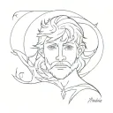 Merlin tattoo design idea