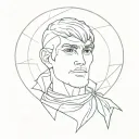 Merlin tattoo design idea