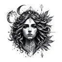 air sign Aquarius and include traits and symbols tattoo design idea