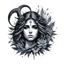 air sign Aquarius and include traits and symbols tattoo design idea