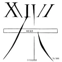 roman numeral 02 13 2005 roman numeral tattoo design idea