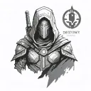 destiny 2 ghost tattoo design idea