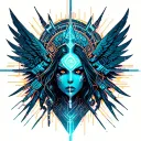 Valkyrie warrior tattoo design idea