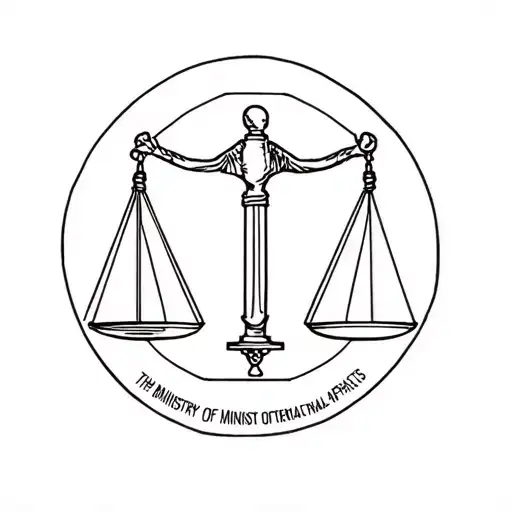 Justice of the Ministry of Internal Affairs tattoo design idea