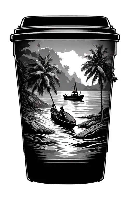 travel, line drawing, Italy, Mexico, Bali, South Africa, Poland, tattoo design idea