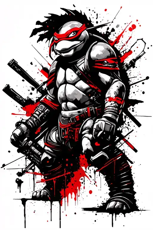 last ronin tmnt tattoo design idea