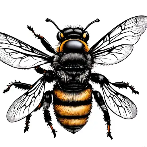 queen bee for mum remembrance tattoo design idea