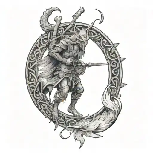 Filler Norse Mythology tattoo design idea