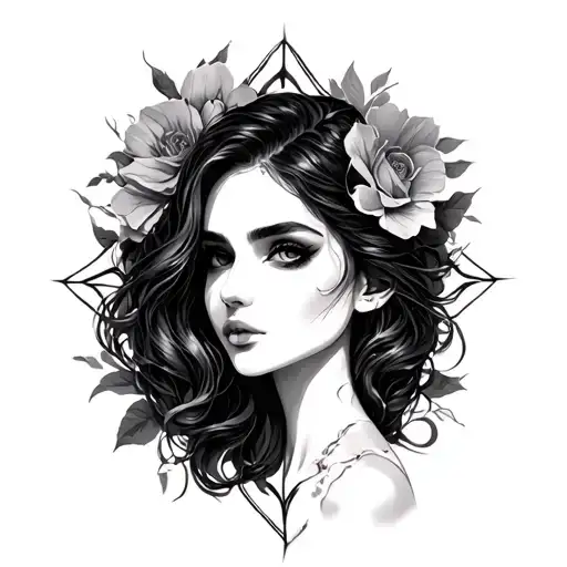 Selene tattoo design idea