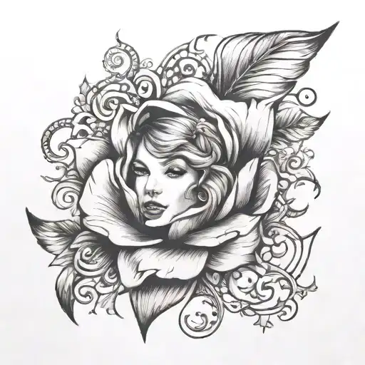 Taylor swift lyrics tattoo design idea