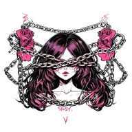"sissy" "bondage" "chains" "dead" tattoo design idea