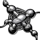 Adrenaline Molecule tattoo design idea