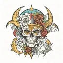 Closed tattoo design idea