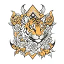 Closed tattoo design idea