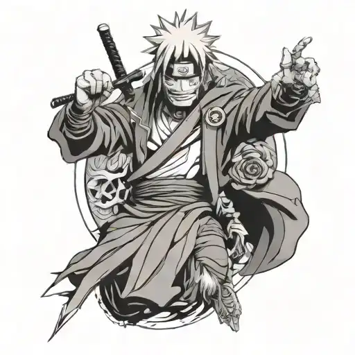 death god naruto shinigami tattoo design idea