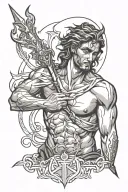 saint sebastian tattoo design idea