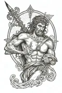 saint sebastian tattoo design idea
