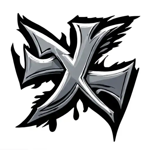 german iron cross tattoo design idea