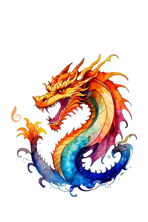 Dragon’s Resilience & Eternal Love Tattoo Design me a tattoo tattoo design idea